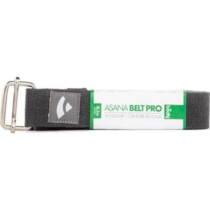 Bodhi ASANA BELT PRO Yogagurt mit Metall-Verschluss, Schiebe-Schnalle eckig, 3 m x 38 mm, Baumwolle, Yoga Hilfsmittel – Bild 3