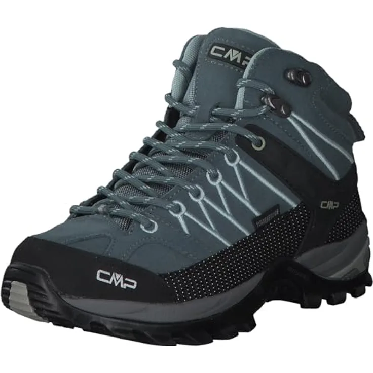 CMP Campagnolo Damen Wanderschuhe, wasserdicht, Gummisohle, Größe 36, Grün