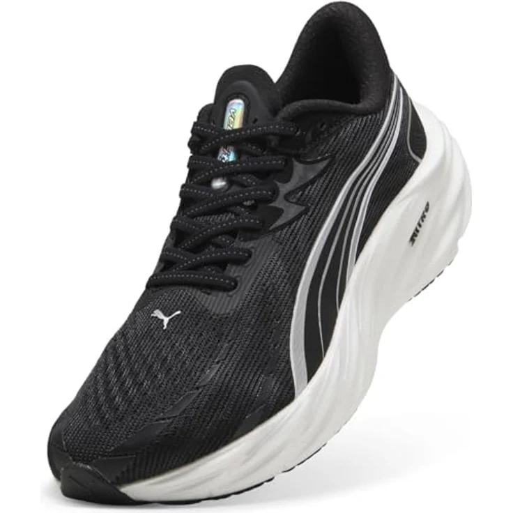 Puma Velocity NITRO 4, Herren Laufschuhe mit Nitro-Dämpfung, atmungsaktivem Obermaterial, Schwarz, Größe 46 – Bild 6
