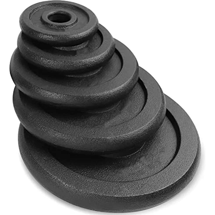 Sporttrend 24® Hantelscheibe Gusseisen 0,5kg, 1,0kg, 1,5kg, 2,0kg, 2,5kg, 5kg, 10kg, 15kg, 20kg | Gewichtsscheibe, Gewichtscheibe, Hantelscheibe (1,5KG) – Bild 1