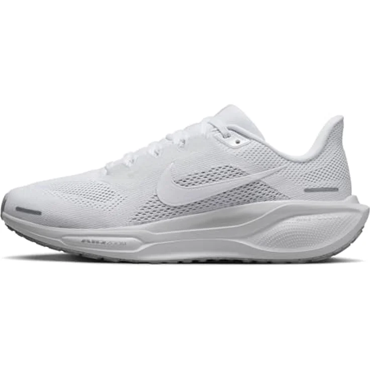 Nike Damen Laufschuhe PEGASUS 41 W, Weiß, Größe 9.5, mit NIKE ReactX-Schaumstoff und Zoom Air-Technologie für optimale Energierückgabe und Komfort – Bild 1