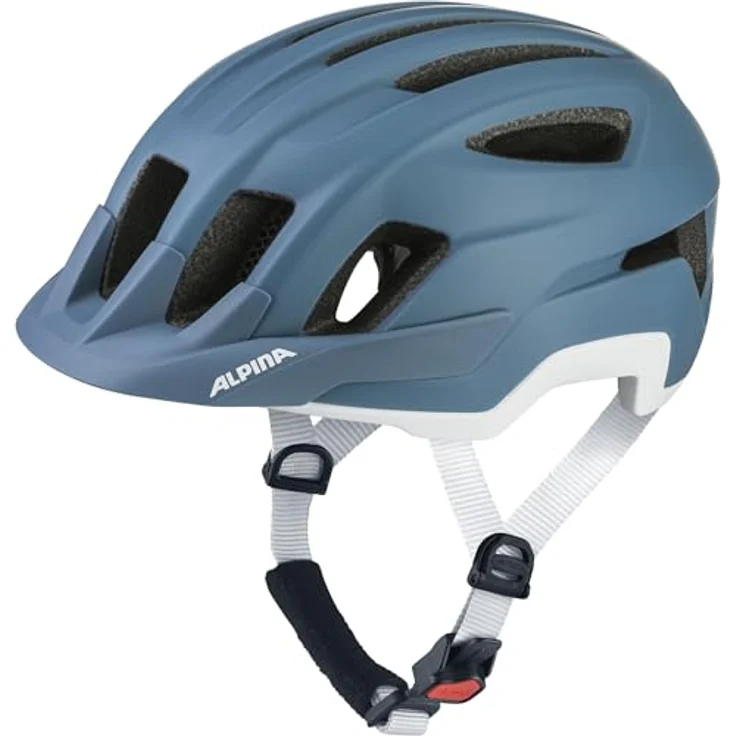 ALPINA Trekking-Fahrradhelm Paranus, sicher und leicht mit stoßabsorbierender EPS-Innenschale, blau – Bild 1