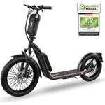Viron E-Scooter XI-1200-S LongRange 20Ah, Elektro Scooter mit ABE, eKFV Zulassung, Roller EScooter schwarz