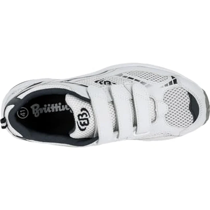 Brütting FORCE, Unisex Laufschuhe aus Synthetikmaterial, flach, weiss, Gr. 43 – Bild 6