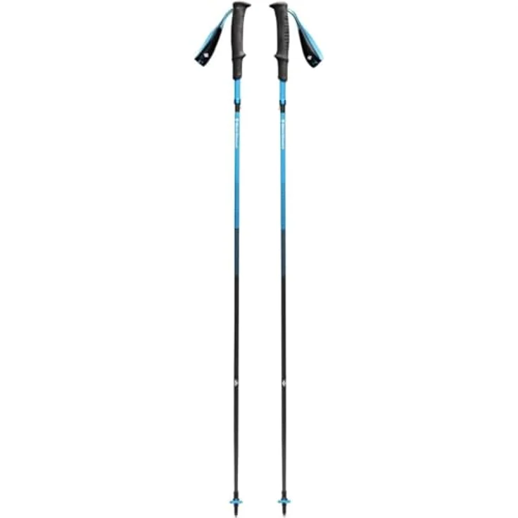 BLACK DIAMOND Distance Carbon Z, faltbare Trekking- und Laufstöcke aus 100% Kohlefaser, ultraleicht, fester Länge, Desert Sky, 130 cm – Bild 1