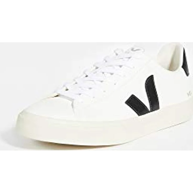 Veja Campo Extra White_Kaki, Laufschuhe aus chromfreiem Rindsleder, Kaki/Weiß, Größe 46 – Bild 7