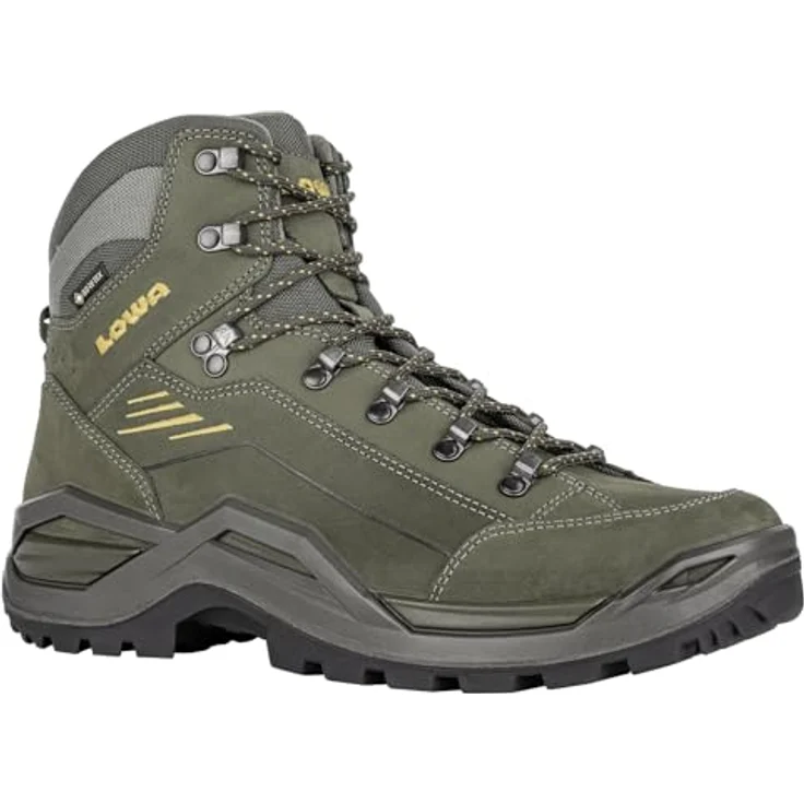 LOWA Renegade GTX Mid Wanderschuhe Herren, wasserdicht und atmungsaktiv, türkis, Schuhgröße 44.5 – Bild 4