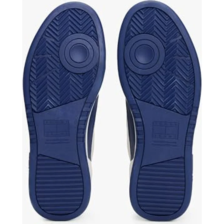 TOMMY HILFIGER Tjm Cupsole Leather Ess Herren Sneakers, Blau, Größe 45 – Bild 6