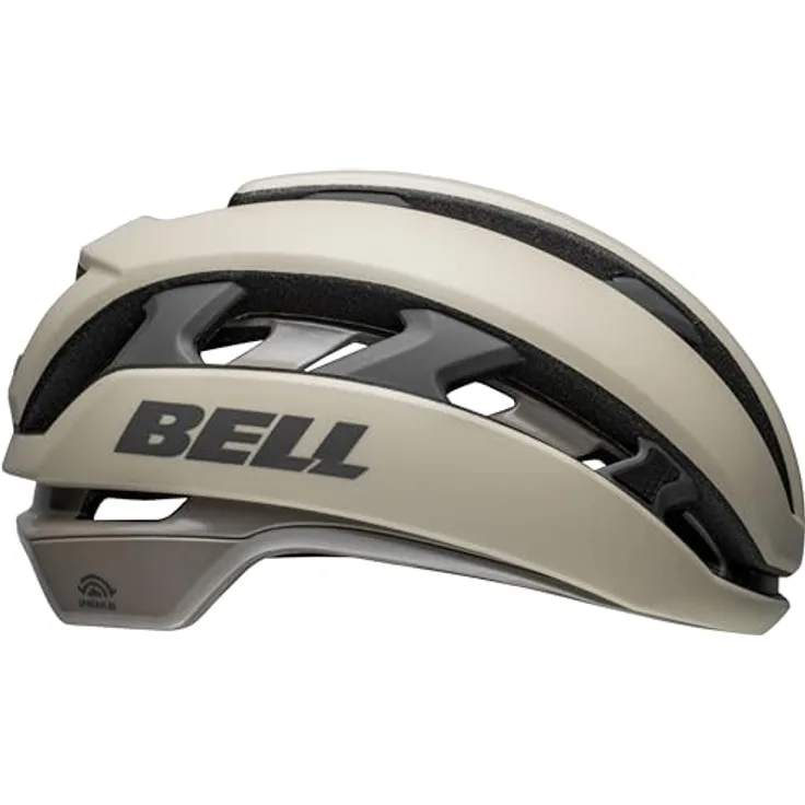 Bell XR Spherical Fahrradhelm MIPS, matte/gloss cement, Größe M, 18 Belüftungsöffnungen, Fidlock Magnetverschluss, antibakterielle Ionic+, 285g