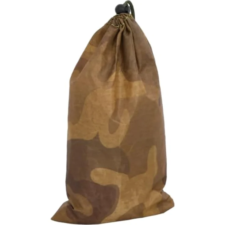 vidaXL Tarnnetz 416x402 cm, sandfarben, leichtes und wasserabweisendes Oxford-Gewebe mit Aufbewahrungstasche – Bild 5