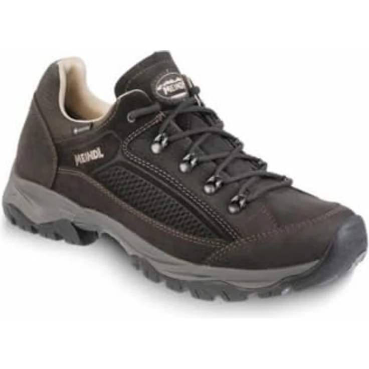 Meindl Atlanta GTX, Wanderhalbschuhe aus Nubuk- und Veloursleder, wasserfest, mahagoni, UK 11 - EU 46 – Bild 5
