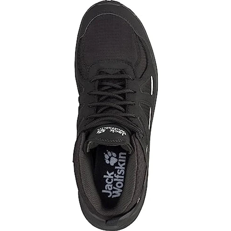 Jack Wolfskin WOODLAND 2 TEXAPORE MID W, Wasserdichter Wanderschuh mit EVA-Zwischensohle und TEXAPORE-Membran, schwarz – Bild 8