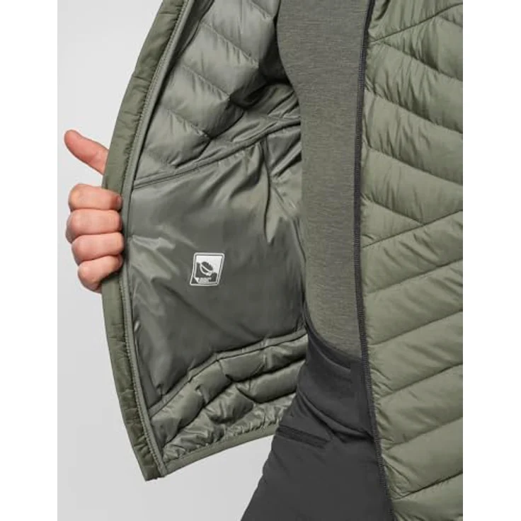 Salewa Brenta RDS Daunenjacke für Herren, leichte Skijacke, windbeständig und wasserabweisend, Grün, M – Bild 3