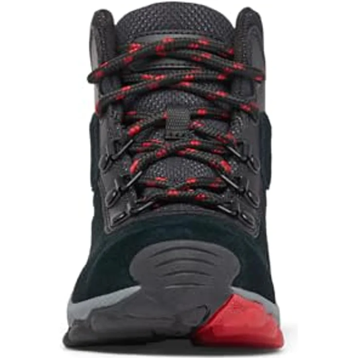 Columbia Youth Newton Ridge Amped, leichte Kinder-Wanderstiefel mit Omni-Shield und TECHLITE Dämpfung, Schwarz und Mountain Red – Bild 3