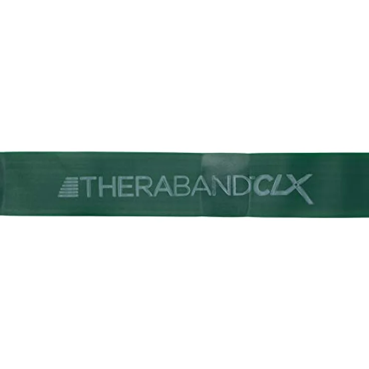 THERABAND Original Fitnessband CLX, Resistance Band zur Kraftsteigerung und Gewichtsreduzierung, 2,50 m, schwer, grün – Bild 1