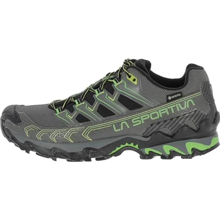 La Sportiva La Ultra Raptor II GTX, Wanderschuhe für Trailrunning, Wasserfest, Metal/Flash Green – Bild 2