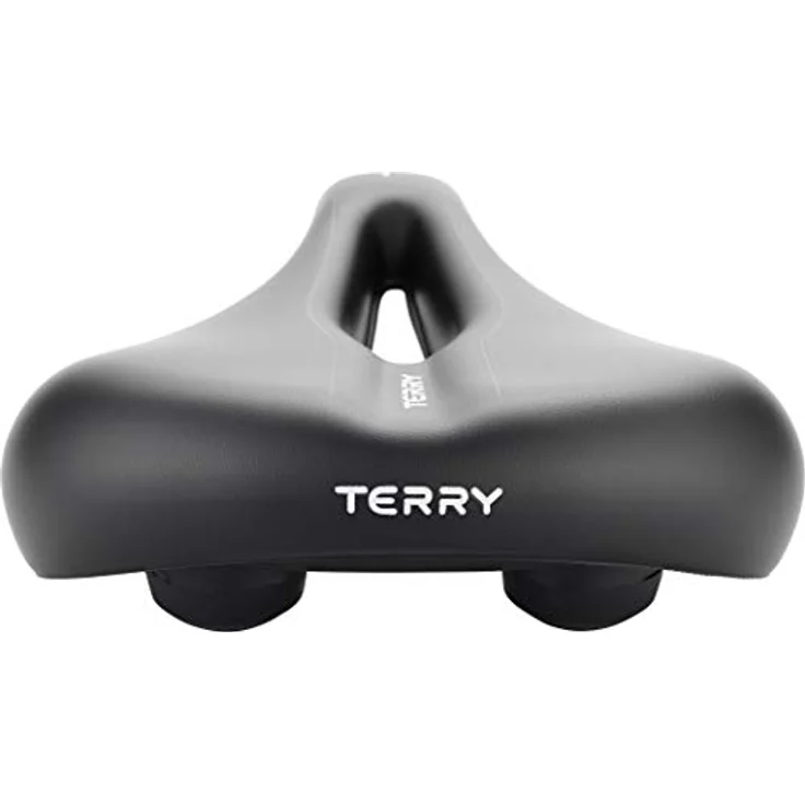 Terry Anatomica, Fahrradsattel mit 3-Zonen-Komfortprinzip, 220 mm breit, für City/Commuting, schwarz – Bild 4