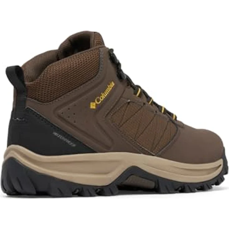 Columbia TRANSVERSE™ HIKE WATERPROOF, Herren Wanderschuhe mit dämpfender Zwischensohle und griffiger Gummi-Außensohle, Braun (43) – Bild 3