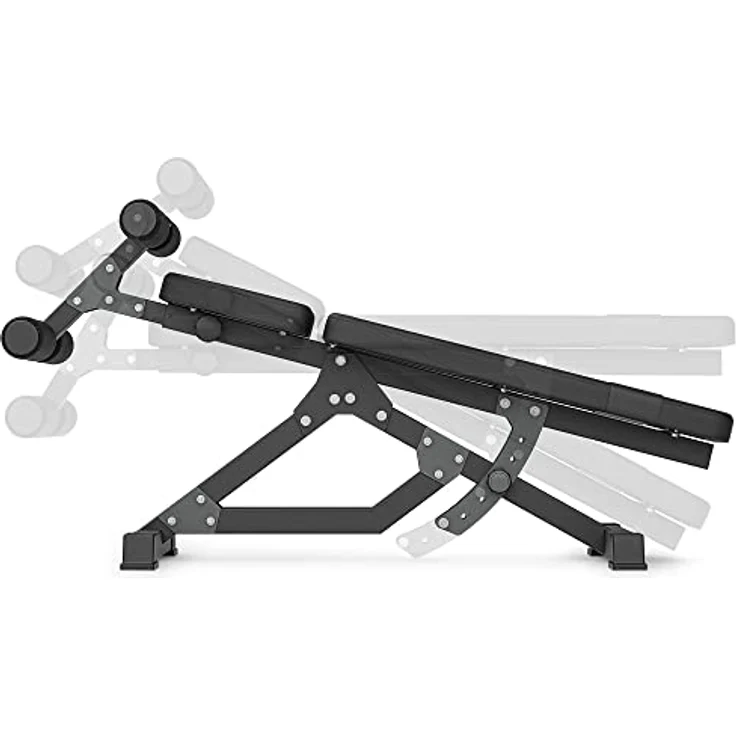 Marbo Sport Bauchtrainer MS-L110 2.0, Neigungsverstellung der Rückenlehne, Verstellbare Beinstütze, Polsterrollen aus EVA-Schaum, Verstärkte Polster, stabile langlebige Konstruktion, MADE IN EU – Bild 5