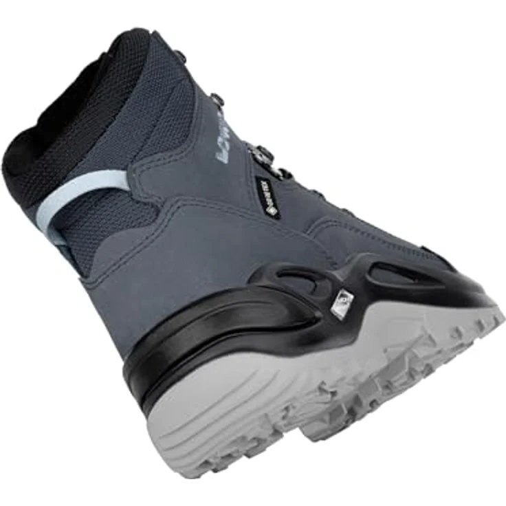 Lowa Renegade Mid GTX, wasserdichter Wanderschuh aus Nubukleder, All-Terrain, smoke blue – Bild 4