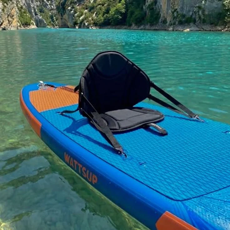 WattSUP Espadon 11.8 SUP Board Stand Up Paddle Surf-Board Paddel ISUP 355x86cm, Orange, Hellblau, 355x86x15 cm – Bild 5