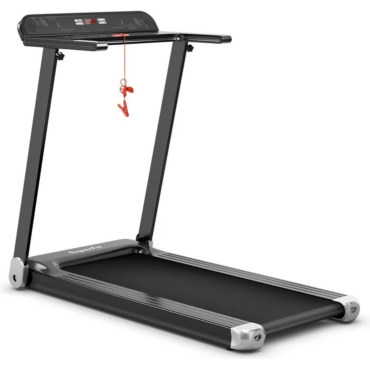 COSTWAY Laufband Fittnessgerät, 12 km/h mit 12 Programme, per App, klappbar, tragbar, leise (Farbe: Siehe Bild)