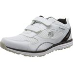 Brütting Herren Halbschuhe, Laufschuhe aus Kunstleder mit Klettverschluss, Weiss, Größe 46