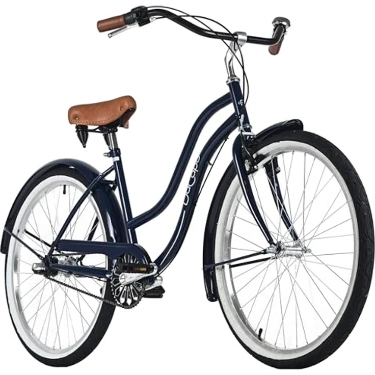 DACAPO Beachcruiser Damen 26" California Blau, 3 Gänge, V-Brakes, empfohlen für Körpergröße 145-185 cm – Bild 5