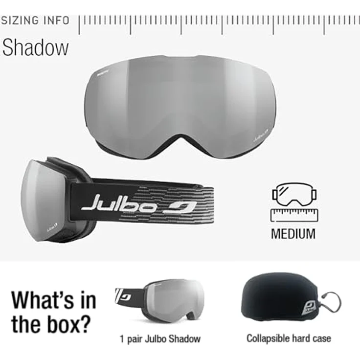 Julbo Shadow, Photochrome Skibrille mit REACTIV-Display, rahmenlos und integrierter Belüftung – Bild 5