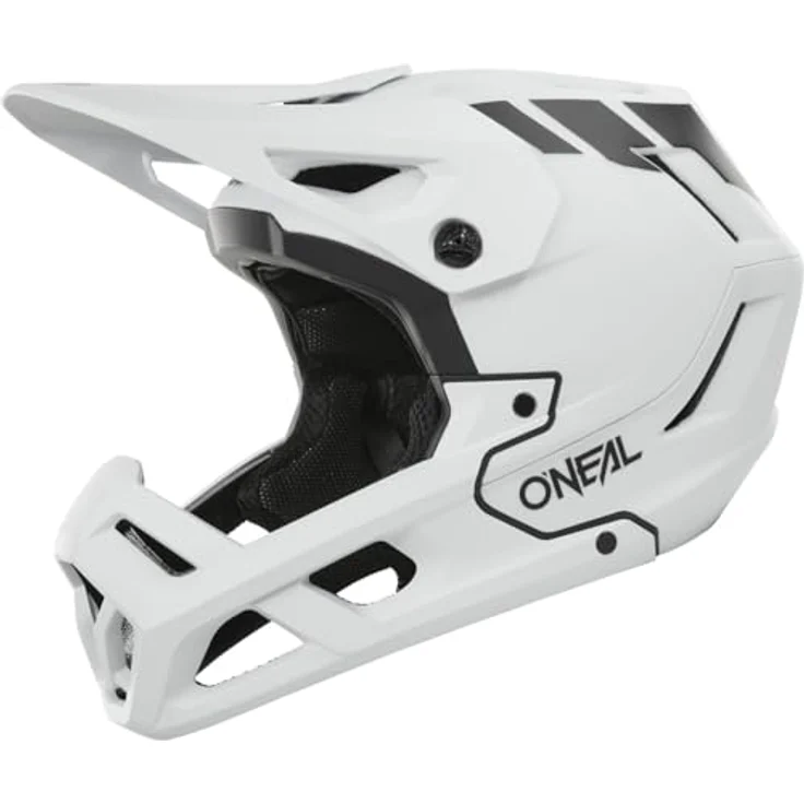O'Neal Helm SL1 CREST, leichtgewichtiger Enduro Full-Face Helm mit optimaler Ventilation, weiß/schwarz, Größe XL – Bild 8