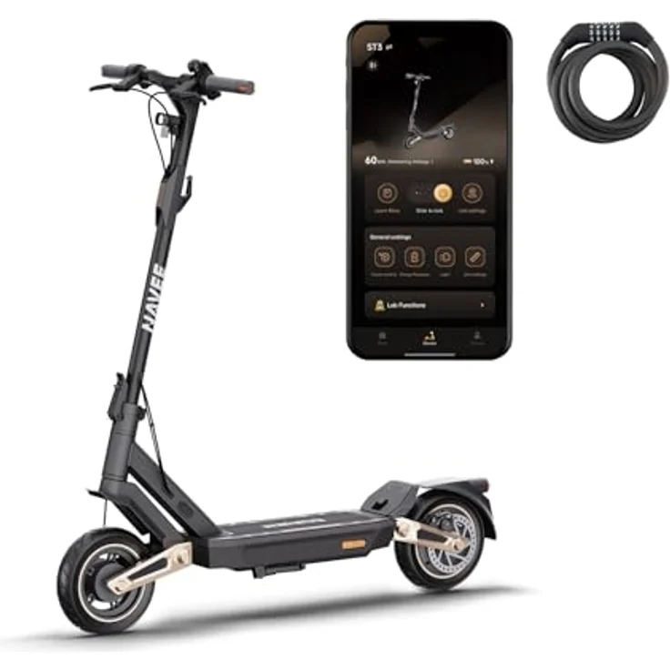 NAVEE ST3 E-Scooter ABE Zertifiziert| Patentierte Damping Arm? Federung|450W 60KM – Bild 8