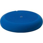Ballsitzkissen mit Noppen 50 cm GeleichgewichtskissenDynair Ballkissen Level III blau XXL Balancekissen groß für Gleichgewicht Koordination und Stabilität Balance Pad Luftkissen Sitzkissen für Fitness, Yoga, Pilates