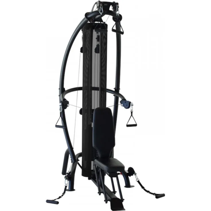 Inspire Kraftstation M1, Kompakte Multistation mit freiem Kabelzugtraining, Schwarz
