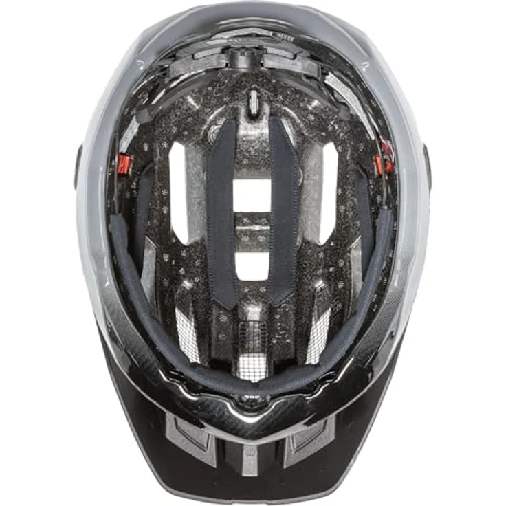 Uvex Sports Velohelm "quatro", 56-61 cm, rhino-black matt, mit 17 Belüftungsöffnungen und integrierter Sonnenblende – Bild 3