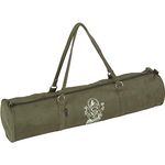 Yogistar Yogatasche Yogibag® Style - Zip - Velour - Art Collection - 69 cm Olive Grün - Hochwertiges Velour für modebewusste Yoginis