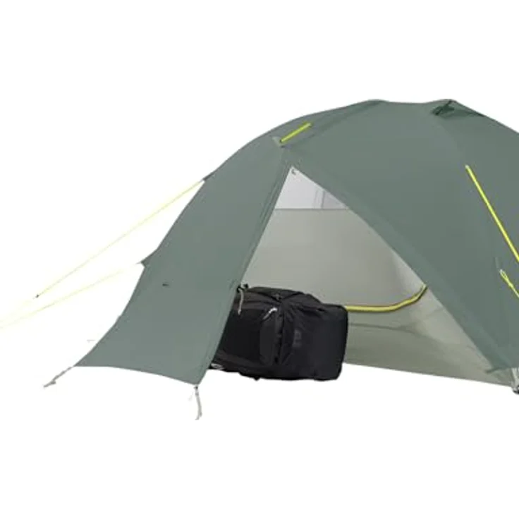 Jack Wolfskin Real Dome Lite II, Kuppelzelt für 2 Personen, 5.07 kg, wasserdicht, mit DAC Aluminium-Gestänge und 2 Apsiden – Bild 5
