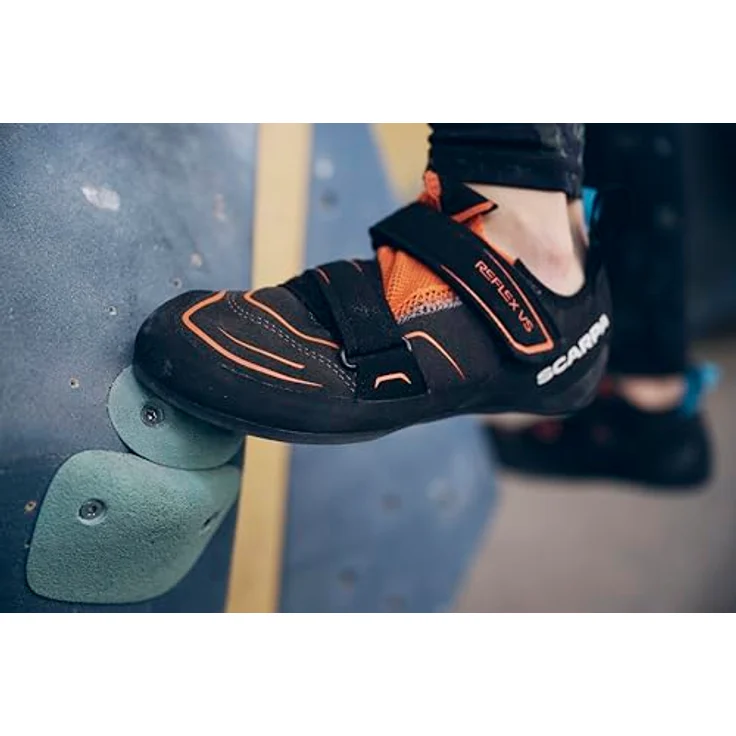 Scarpa Reflex VS, Herren Kletterschuhe in Grau, ideal für Einsteiger, mit anpassbarem Obermaterial und griffiger Sohle (Größe 44) – Bild 5