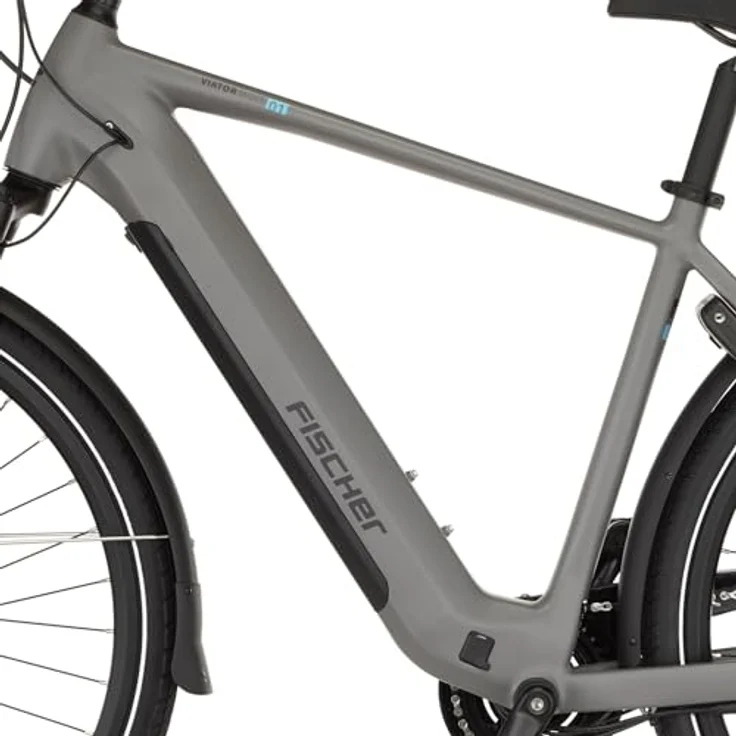 FISCHER E-Bike Trekking MOVE 01, 52 cm Rahmenhöhe, 474 Wh Akku, Heckmotor, 8-Gang Kettenschaltung, grau matt – Bild 6