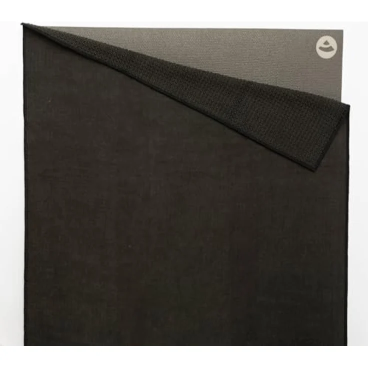 Bodhi GRIP2 Yoga Towel, Mikrofaser-Yogatuch mit Antirutsch-Noppen, rutschfest, antibakteriell, ideal für Hot Yoga, anthrazit – Bild 2