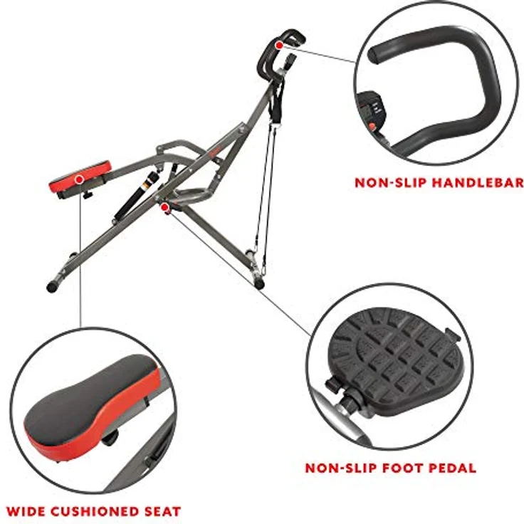 Sunny Health & Fitness Row-N-Ride PRO Squat Assist Trainer - SF-A020052 – Bild 4