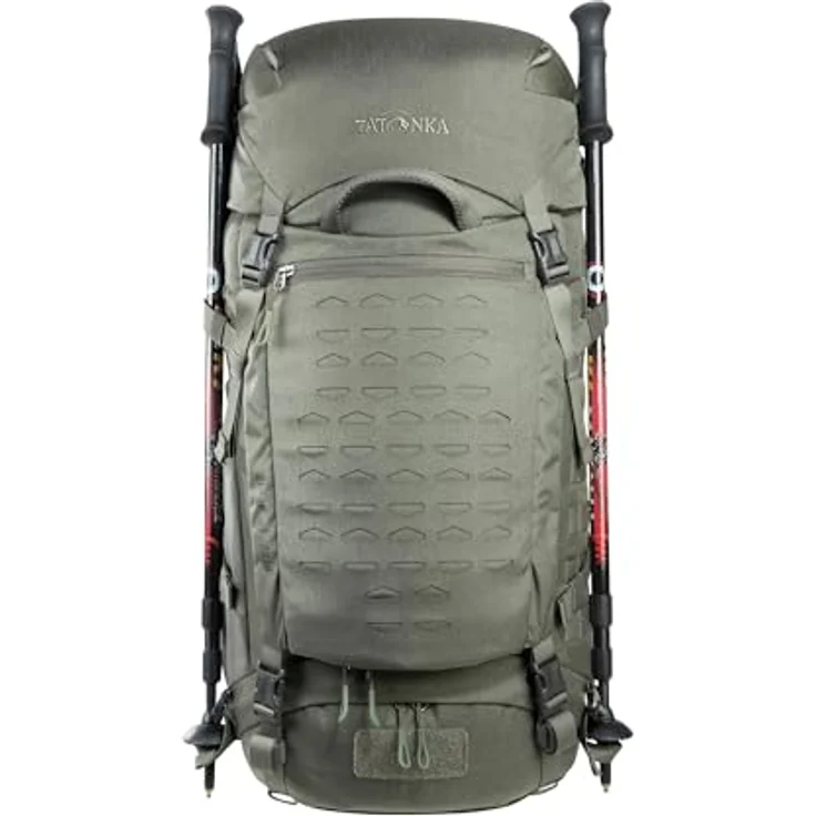 Tatonka Pyrox Trekkingrucksack, 65 cm, 100% Polyamid, braun, mit seitlichen Außentaschen – Bild 9