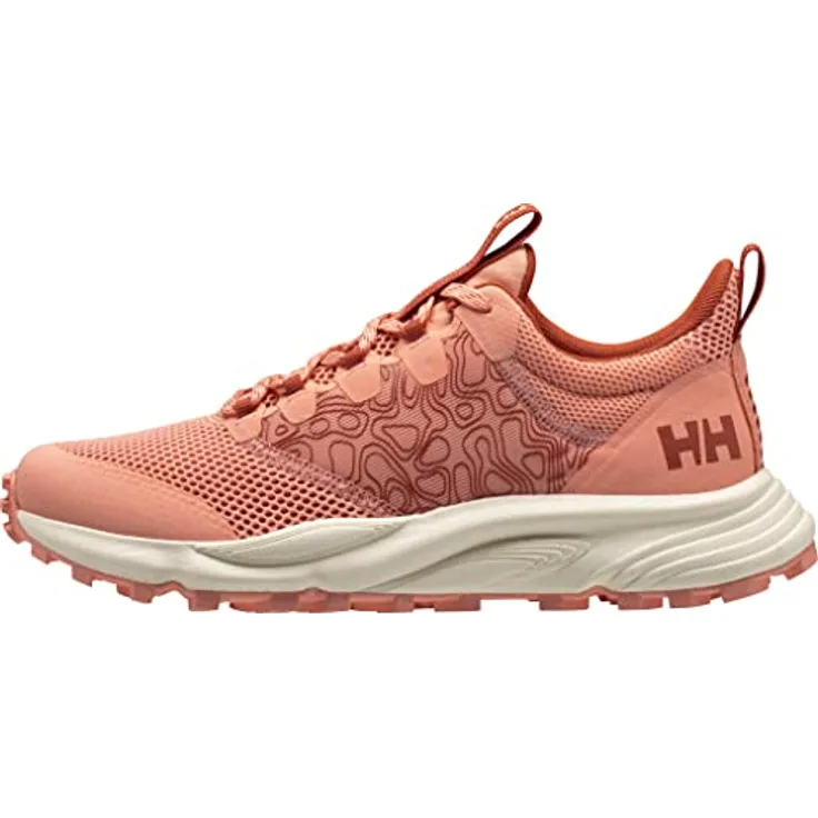Helly Hansen W Featherswift Tr, Damen Laufschuhe für Trailrunning, Rosa, flache Absatzform, mittlere Schafthöhe, leichtgewichtig
