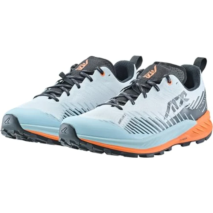 Lowa Amplux 2, Trailrunningschuh mit Dämpfung und Abrolleigenschaften, nebelblau/orange, Gr. 42 – Bild 5