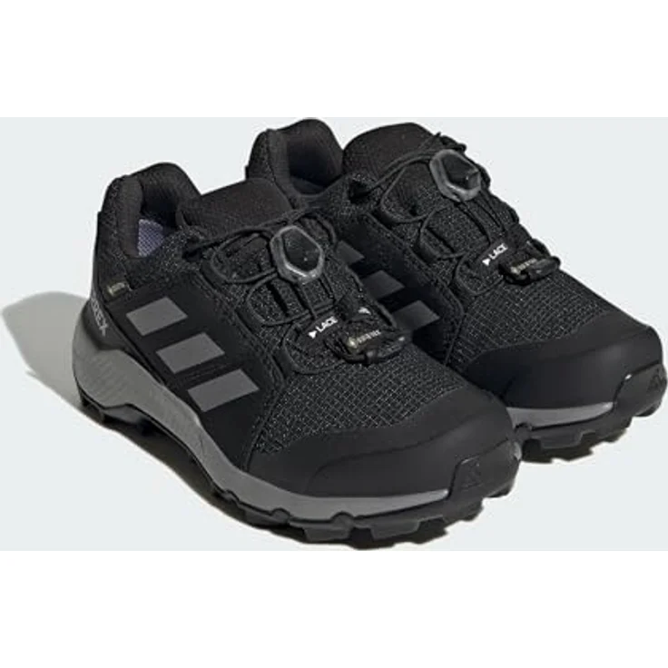 Adidas Terrex GTX, Wasserdichte Outdoorschuhe mit Gore-Tex-Membran, schwarz/grau, Größe 38 2/3 EU – Bild 6