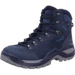 Lowa Renegade Evo GTX Mid, Wanderschuhe für Herren mit wasserdichter Gore-Tex-Membran, Schwarz, Größe 45