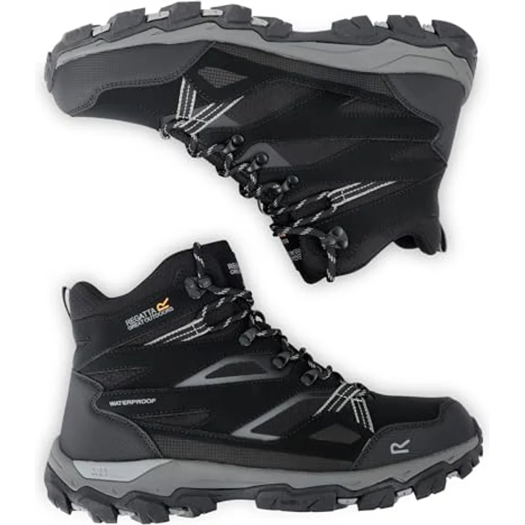 Regatta Holcombe III, Wanderstiefel für Männer, wasserdicht mit ISOTEX-Membran, schwarz, EU 44 – Bild 4