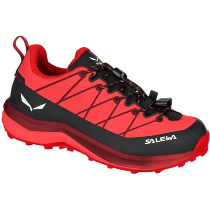 Salewa Wildfire 2 PTX, Wasserdichte Wanderschuhe für Kinder mit griffiger Aussensohle und Schnellschnürung, schwarz – Bild 2