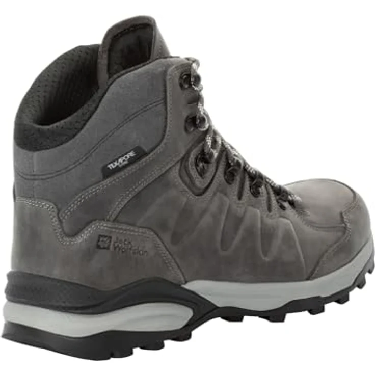 Jack Wolfskin REFUGIO PRIME TEXAPORE MID M, Trekkingschuh aus geöltem Nubukleder, wasserdicht und atmungsaktiv – Bild 8