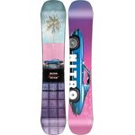 Nitro Cheap Thrills WIDE Board ´25, Freestyle Snowboard für Herren, Twin Shape, Flat-Out Rocker, Urban, 157w, Medium-Flex