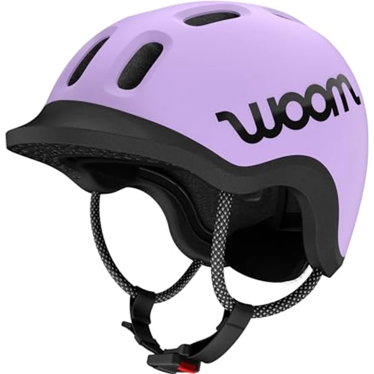 woom Ready Kinder Fahrradhelm, verstellbar, pinch-frei mit reflektierenden Details für Radfahren, Rollerfahren & Skaten, für Mädchen & Jungen (1-14 Jahre) - Lilac - Klein – Bild 1